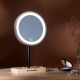 Navaris Καθρέπτης Μακιγιάζ από Μπαμπού με Φωτισμό LED και Βάση για Κοσμήματα - Light Brown - 53410.24
