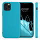 KW iPhone 12 / iPhone 12 Pro Θήκη Σιλικόνης Rubberized TPU - Ice Blue - 53844.205