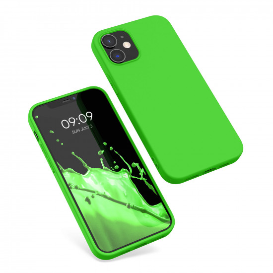 KW iPhone 12 / iPhone 12 Pro Θήκη Σιλικόνης TPU - Lime Green - 53938.159