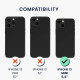 KW iPhone 13 mini Θήκη Σιλικόνης Rubberized TPU - Black Matte - 55931.47