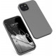 KW iPhone 13 Θήκη Σιλικόνης Rubberized TPU - Titanium Grey - 55878.155