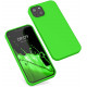 KW iPhone 13 Θήκη Σιλικόνης Rubberized TPU - Lime Green - 55878.159