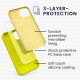 KW iPhone 13 Θήκη Σιλικόνης Rubberized TPU - Lemon Yellow - 55878.149