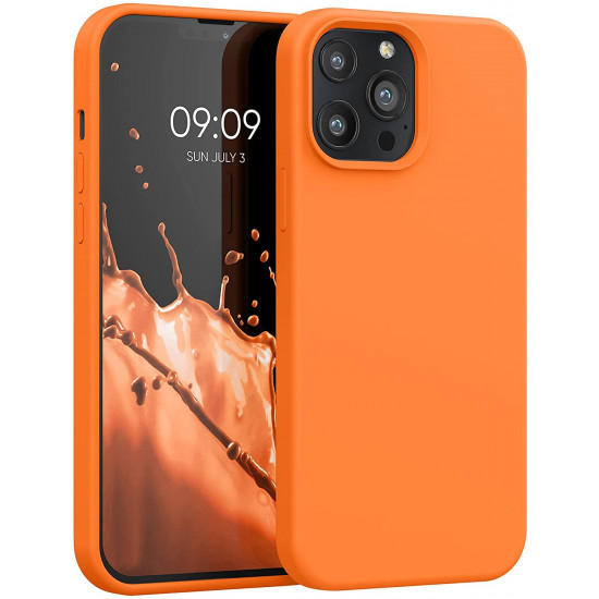 KW iPhone 13 Pro Max Θήκη Σιλικόνης Rubberized TPU - Cosmic Orange - 55881.150