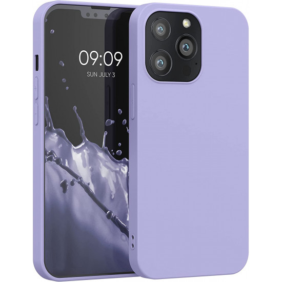 KW iPhone 13 Pro Θήκη Σιλικόνης TPU - Pastel Lavender - 55958.139
