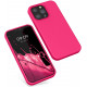 KW iPhone 13 Pro Θήκη Σιλικόνης Rubberized TPU - Neon Pink - 55880.77