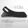 KW iPhone 13 Θήκη Σιλικόνης TPU με Υποδοχή για Κάρτα - Black - 55955.01