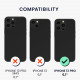 KW iPhone 13 Pro Θήκη Σιλικόνης Rubberized TPU - Black - 55880.01