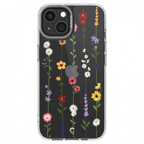 CYRILL iPhone 13 Cecile Σκληρή Θήκη με Πλαίσιο Σιλικόνης - Flower Garden