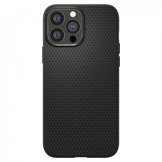 Spigen iPhone 13 Pro Max Liquid Air Θήκη Σιλικόνης - Matte Black