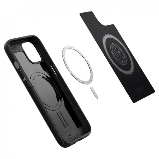 Spigen iPhone 13 Mag Armor Σκληρή Θήκη Aramid Fiber με MagSafe - Black