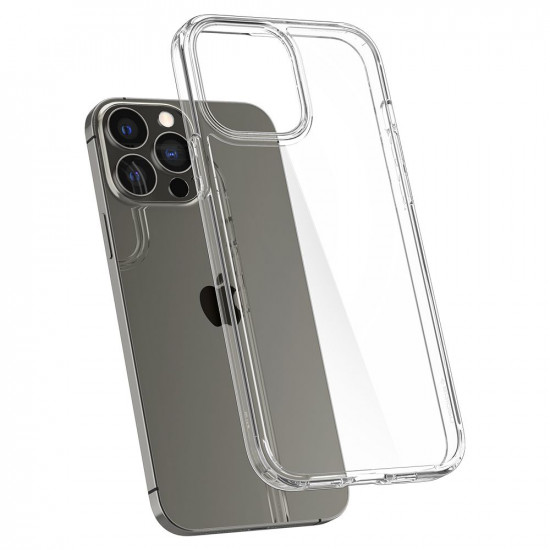 Spigen iPhone 13 Pro Max Ultra Hybrid Σκληρή Θήκη με Πλαίσιο Σιλικόνης - Crystal Clear
