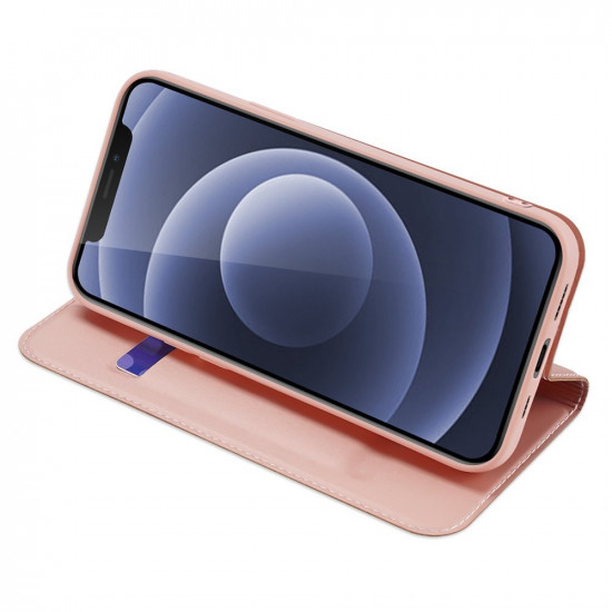 Dux Ducis iPhone 13 Flip Stand Case Θήκη Βιβλίο - Rose Gold