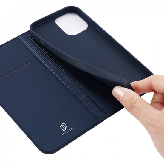 Dux Ducis iPhone 13 Pro Flip Stand Case Θήκη Βιβλίο - Blue