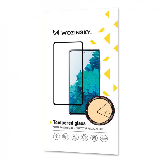 Wozinsky iPhone 13 mini 9H Case Friendly Full Screen Full Glue Tempered Glass Αντιχαρακτικό Γυαλί Οθόνης - Black