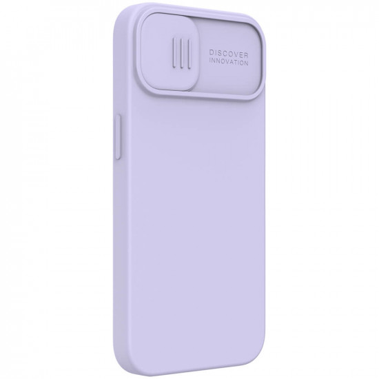 Nillkin iPhone 13 CamShield Silky Θήκη Σιλικόνης με Κάλυμμα για την Κάμερα - Purple