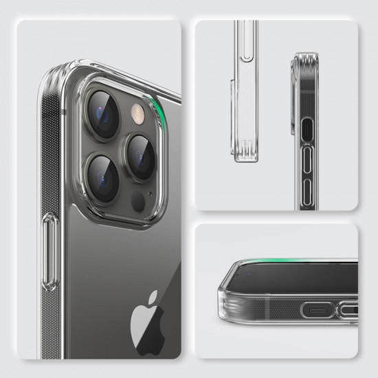 Ugreen iPhone 13 Pro Max Protective Fusion Σκληρή Θήκη με Πλαίσιο Σιλικόνης - Διάφανη