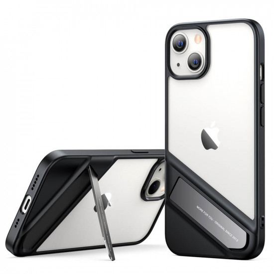Ugreen iPhone 13 Fusion Kickstand Case - Σκληρή Θήκη με Πλαίσιο Σιλικόνης και Stand - Black