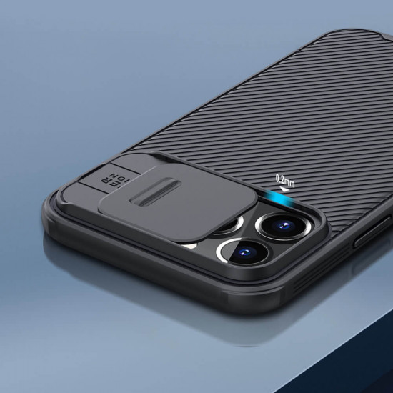 Nillkin iPhone 13 Pro Max CamShield Σκληρή Θήκη με Κάλυμμα για την Κάμερα - Black