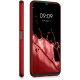 KW Samsung Galaxy A22 5G Θήκη Σιλικόνης TPU - Metallic Dark Red - 55247.36