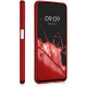 KW Samsung Galaxy A22 4G Θήκη Σιλικόνης TPU - Metallic Dark Red - 55495.36