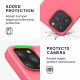 KW iPhone 13 Pro Θήκη Σιλικόνης Rubberized TPU - Neon Coral - 55880.103
