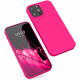 KW iPhone 13 Pro Max Θήκη Σιλικόνης Rubberized TPU - Neon Pink - 55975.77