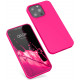 KW iPhone 13 Pro Θήκη Σιλικόνης Rubberized TPU - Neon Pink - 55962.77