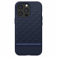 Caseology iPhone 13 Pro Parallax Θήκη Σιλικόνης με Σκληρό Πλαίσιο - Midnight Blue