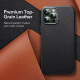 ESR iPhone 13 Pro Max Metro Θήκη από Γνήσιο Δέρμα με MagSafe - Black