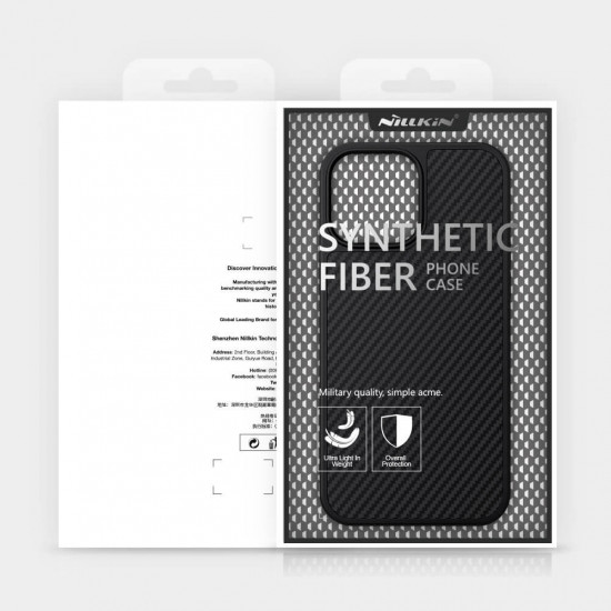 Nillkin iPhone 13 Pro Synthetic Fiber Carbon Σκληρή Θήκη - Black