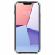 Spigen iPhone 13 Pro Max Quartz Hybrid Θήκη με Πλαίσιο Σιλικόνης και Όψη Γυαλιού Tempered Glass - Crystal Clear