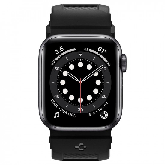 Spigen Λουράκι Apple Watch 2 / 3 / 4 / 5 / 6 / 7 / 8 / 9 / SE - 38 / 40 / 41 mm Rugged- Matte Black
