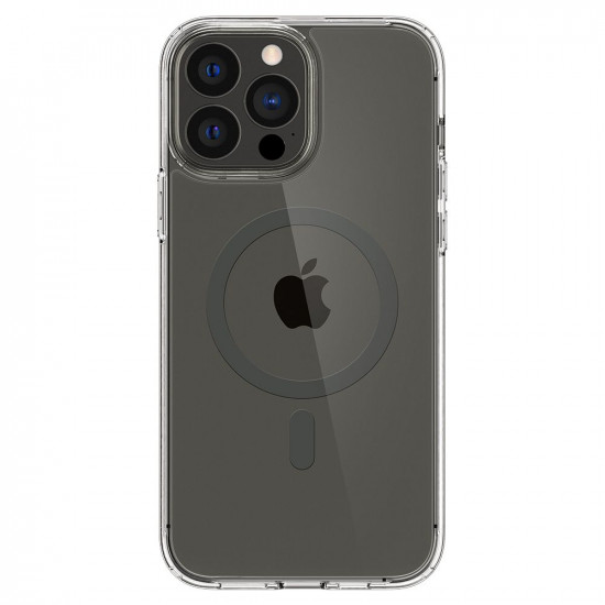 Spigen iPhone 13 Pro Max Ultra Hybrid Mag Σκληρή Θήκη με Πλαίσιο Σιλικόνης Και MagSafe - Graphite / Διάφανη