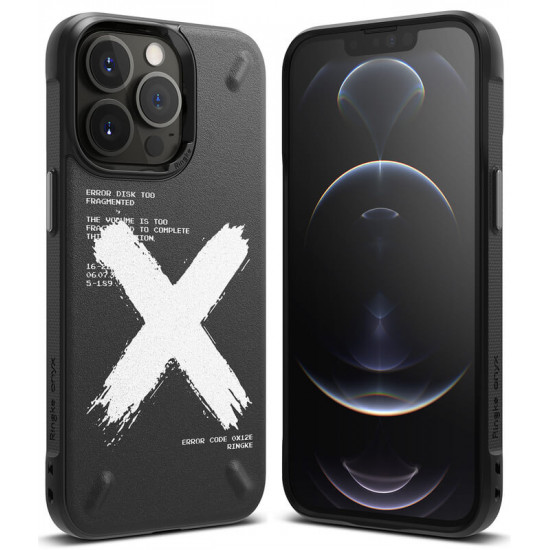 Ringke iPhone 13 Pro Max Onyx Durable TPU Case Θήκη Σιλικόνης - Design X - Black