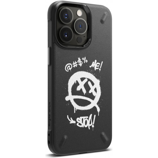 Ringke iPhone 13 Pro Onyx Durable TPU Case Θήκη Σιλικόνης - Design Graffiti - Black