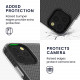 KW iPhone 12 / iPhone 12 Pro Θήκη Σιλικόνης TPU Design Honeycomb - Διάφανη - 55461.03