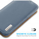 Dux Ducis iPhone 13 Pro Max Hivo Θήκη Πορτοφόλι Stand από Γνήσιο Δέρμα - Blue