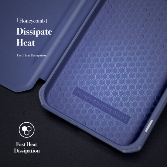 Dux Ducis iPhone 13 mini Skin X Flip Stand Case Θήκη Βιβλίο - Blue