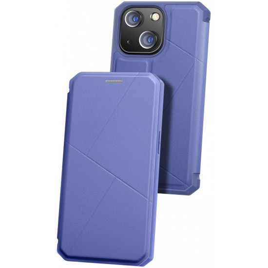 Dux Ducis iPhone 13 mini Skin X Flip Stand Case Θήκη Βιβλίο - Blue
