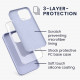 KW iPhone 13 Pro Θήκη Σιλικόνης Rubberized TPU - Pastel Lavender - 55880.139