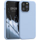 KW iPhone 13 Pro Θήκη Σιλικόνης Rubberized TPU - Light Blue Matt - 55880.58