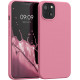 KW iPhone 13 Θήκη Σιλικόνης Rubberized TPU - Bubblegum Pink - 55948.212