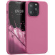 KW iPhone 13 Pro Θήκη Σιλικόνης Rubberized TPU - Bubblegum Pink - 55962.212