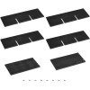 Navaris Ξύλινο Ράφι Ποτών από Μπαμπού - 43,5 x 10 x 29,5 cm - Black - 54003.01