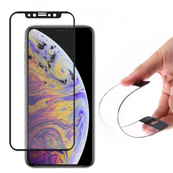 Wozinsky iPhone 13 Pro Max / iPhone 14 Plus 9H Flexi Nano Full Screen Tempered Glass Αντιχαρακτικό Γυαλί Οθόνης - Black