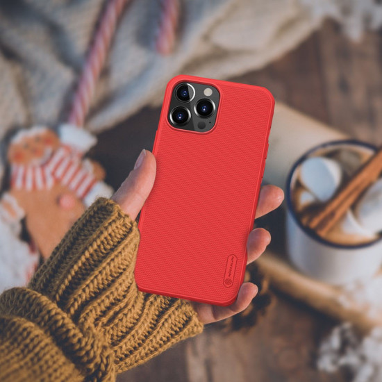 Nillkin iPhone 13 Pro Super Frosted Shield Rugged Σκληρή Θήκη - Red