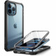 i-Blason iPhone 13 Pro Ares Σκληρή Θήκη με Πλαίσιο Σιλικόνης και Προστασία Οθόνης - Black