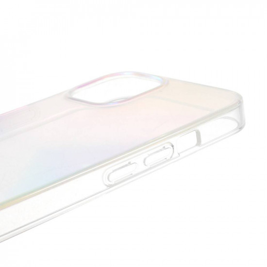 Kingxbar iPhone 13 Streamer Series Σκληρή Θήκη με Πλαίσιο Σιλικόνης - Triangle Pattern - Multicolor