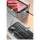 Supcase iPhone 13 Pro Max Unicorn Beetle Pro Σκληρή Θήκη με Προστασία Οθόνης και Stand - Black
